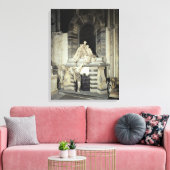 Tomb of Sir Joseph en Lady Elizabeth Canvas Afdruk (Insitu (Woonkamer))