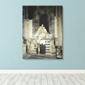 Tomb of Sir Joseph en Lady Elizabeth Canvas Afdruk (Insitu (Houten vloer))
