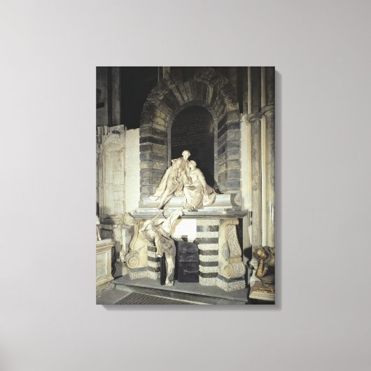 Tomb of Sir Joseph en Lady Elizabeth Canvas Afdruk (Voorkant)