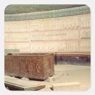 Tomb of Tuthmosis III Vierkante Sticker