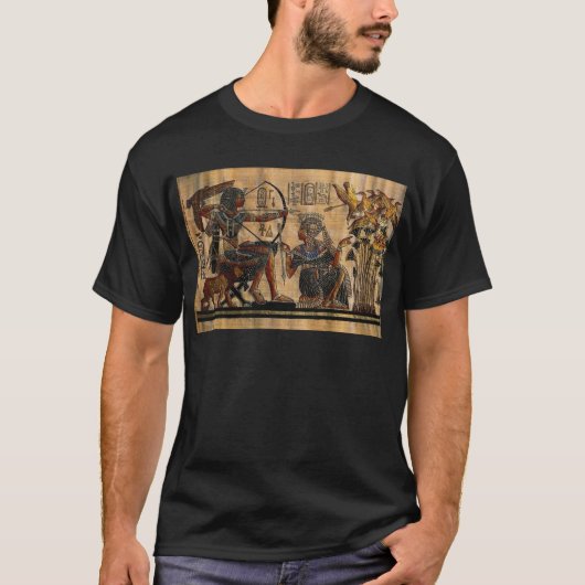 Tomb Painting op Papyrus T-shirt (Voorkant)