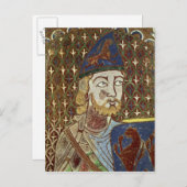 Tomb plaque of Geoffrey Plantagenet Briefkaart (Voorkant / Achterkant)