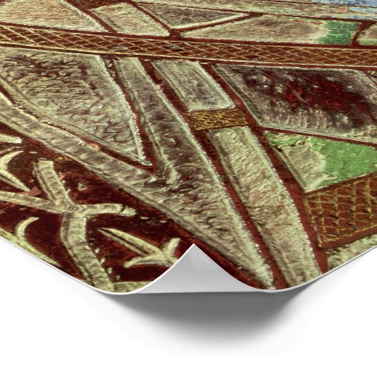 Tomb plaque of Geoffrey Plantagenet Poster (Hoek)