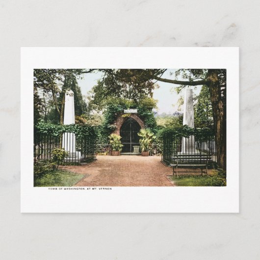 Tomb President George Washington Mt. Vernon Briefkaart (Voorkant)