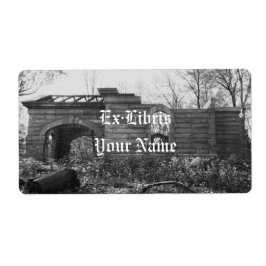 Tomb Ruin Bookplaat ontvangen Etiket