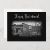 Tomb Ruin Happy Halloween ontvangen Briefkaart (Voorkant / Achterkant)
