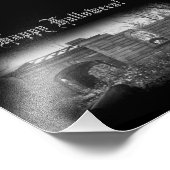 Tomb Ruin Happy Halloween ontvangen Foto Afdruk (Hoek)