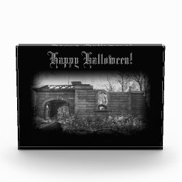 Tomb Ruin Happy Halloween ontvangen Fotoblokken