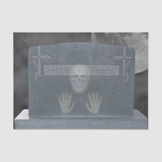 Tomb Stone-weefselpapier Tissuepapier (Voorkant)