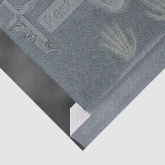 Tomb Stone-weefselpapier Tissuepapier (Detail)