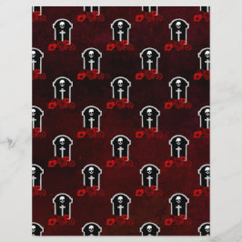 Tomb Stones & Rozen Halloween Scrapbook Paper