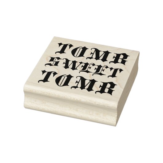 TOMB SWEET TOMB RUBBERSTEMPEL (Stempel)