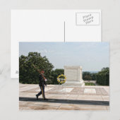 Tomb van de onbekende soldaat briefkaart (Voorkant / Achterkant)