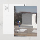 Tomb van de onbekende soldaat briefkaart (Voorkant / Achterkant)