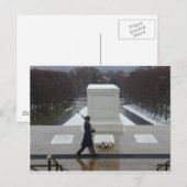 Tomb van de onbekende soldaat briefkaart (Voorkant / Achterkant)