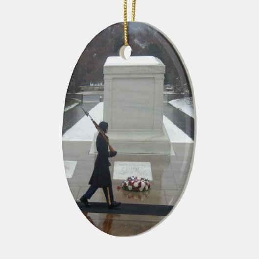 Tomb van de onbekende soldaat keramisch ornament (Links)