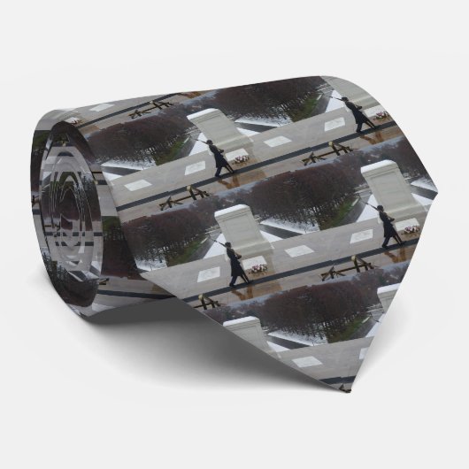 Tomb van de onbekende soldaat stropdas (Opgerold)