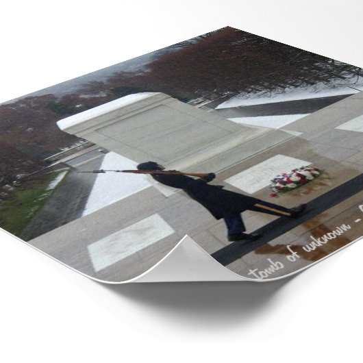 Tomb van onbekend - Arlington Poster (Hoek)