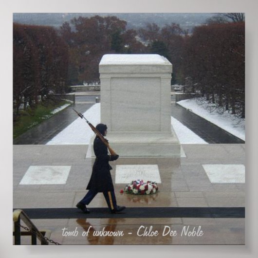 Tomb van onbekend - Arlington Poster (Voorkant)