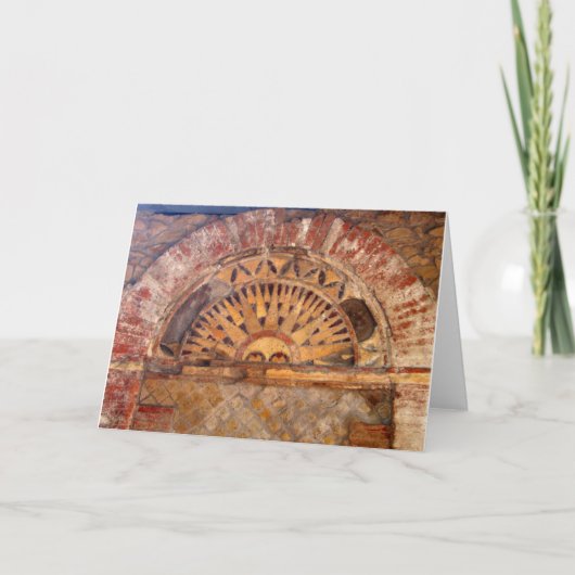 Tomba degli Archetti Zonreliëf - Ostia Antica - Kaart (Voorkant)