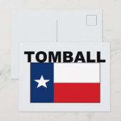 Tomball, TX Briefkaart (Voorkant / Achterkant)