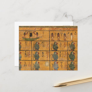 Tombe van Toetanchamon, Westmuur door Egyptische g Briefkaart