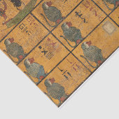 Tombe van Toetanchamon, Westmuur door Egyptische g Tissuepapier (Detail)