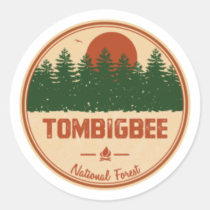 Tombigbee National Forest Ronde Sticker