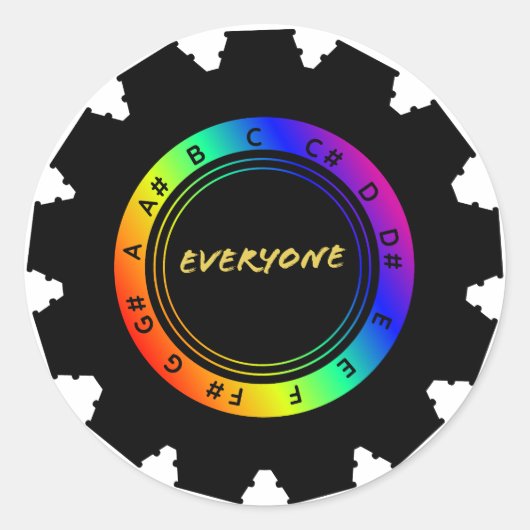 Tombo Pitch Pipe - Equality Sticker (Voorkant)