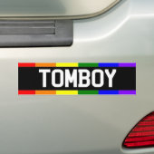 Tomboy Bumpersticker (Op auto)