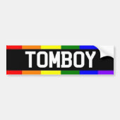 Tomboy Bumpersticker (Voorkant)