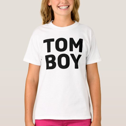 TOMBOY GIRLS KIDS T-SHIRT (Voorkant)