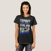 Tomboy Meisjes Tomboy T-shirt Vrouwen Tomboy Tombo (Voorkant volledig)