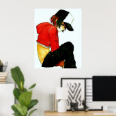 Tomboy (rood) Poster (Thuiskantoor)