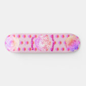 Tomboy Roze Bloem Skateboard (Horizontaal)