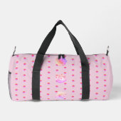 Tomboy Roze Boho Bloem Duffle Tas (Achterkant)