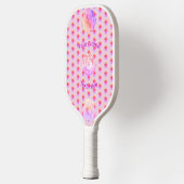 Tomboy Roze Boho Bloem Pickleball Paddle (Links)