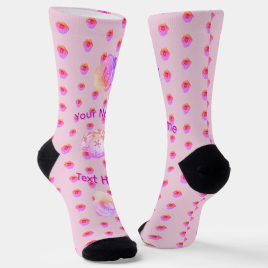 Tomboy Roze Boho Sokken (Gebogen)