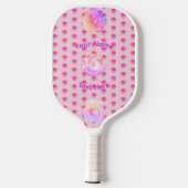 Tomboy Roze Pickleball Paddle (Achterkant)