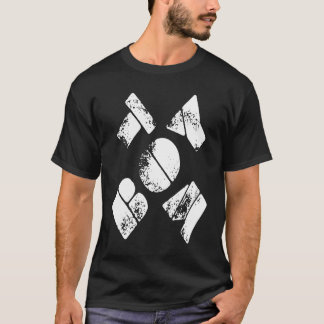 TOMBOY rugged girl distressed style text T-shirt