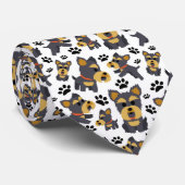 Tomboy Speelgoed Yorkie Yorkshire Terrier Pet Pupp Stropdas (Opgerold)