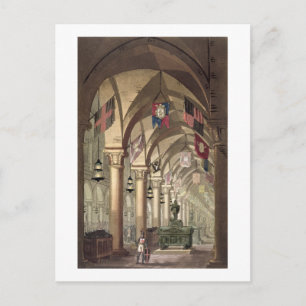Tombs of the Knight Templar, c.1820-39 (aquatint) Briefkaart