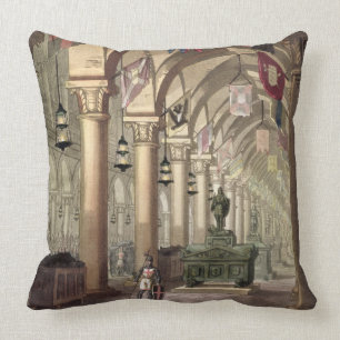 Tombs of the Knight Templar, c.1820-39 (aquatint) Kussen