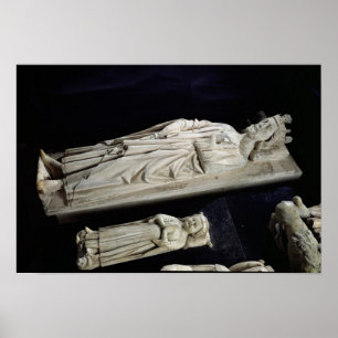 Tombs van Robert II "de pious" Jean I Poster