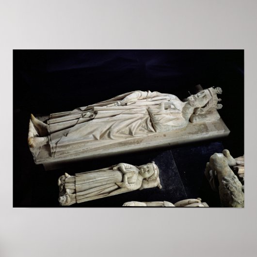 Tombs van Robert II "de pious" Jean I Poster (Voorkant)