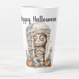 Tombside Trouble - Mummy Mischief & Mini Monsters Latte Mok