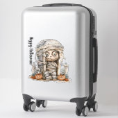 Tombside Trouble - Mummy Mischief & Mini Monsters Sticker (Koffer)