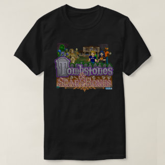 Tombstenen en ScaryBones Official Game T-shirt