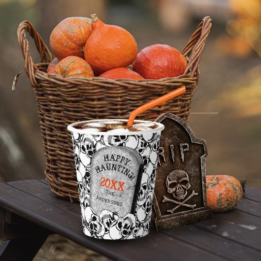 Tombstone and Skulls ID216 Papieren Bekers