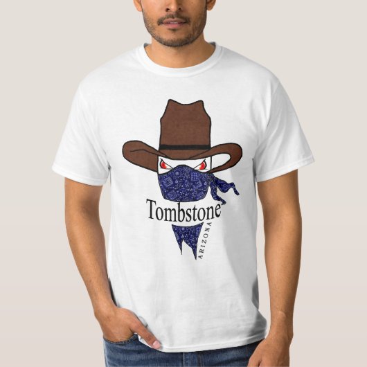 Tombstone, Arizona bandana bandit T-shirt (Voorkant)